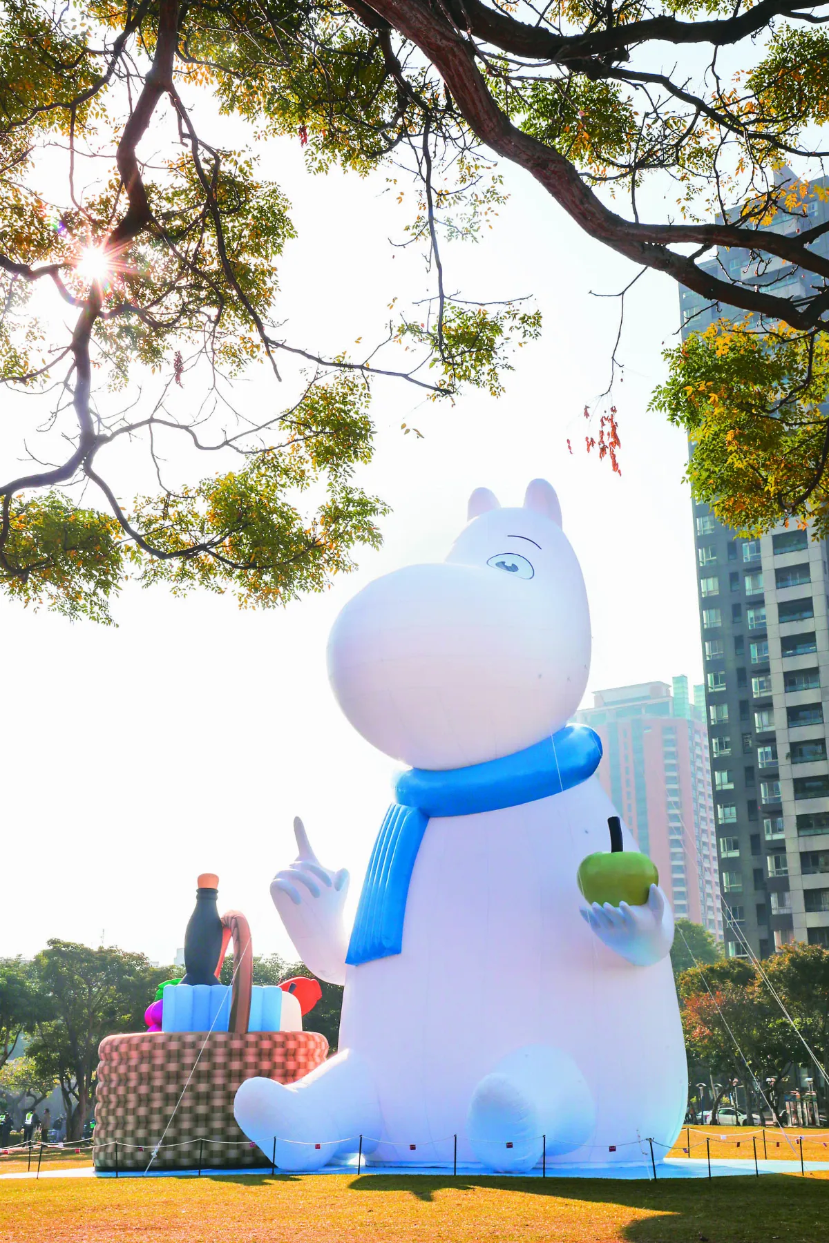 60公尺姆明主燈  小年夜亮相