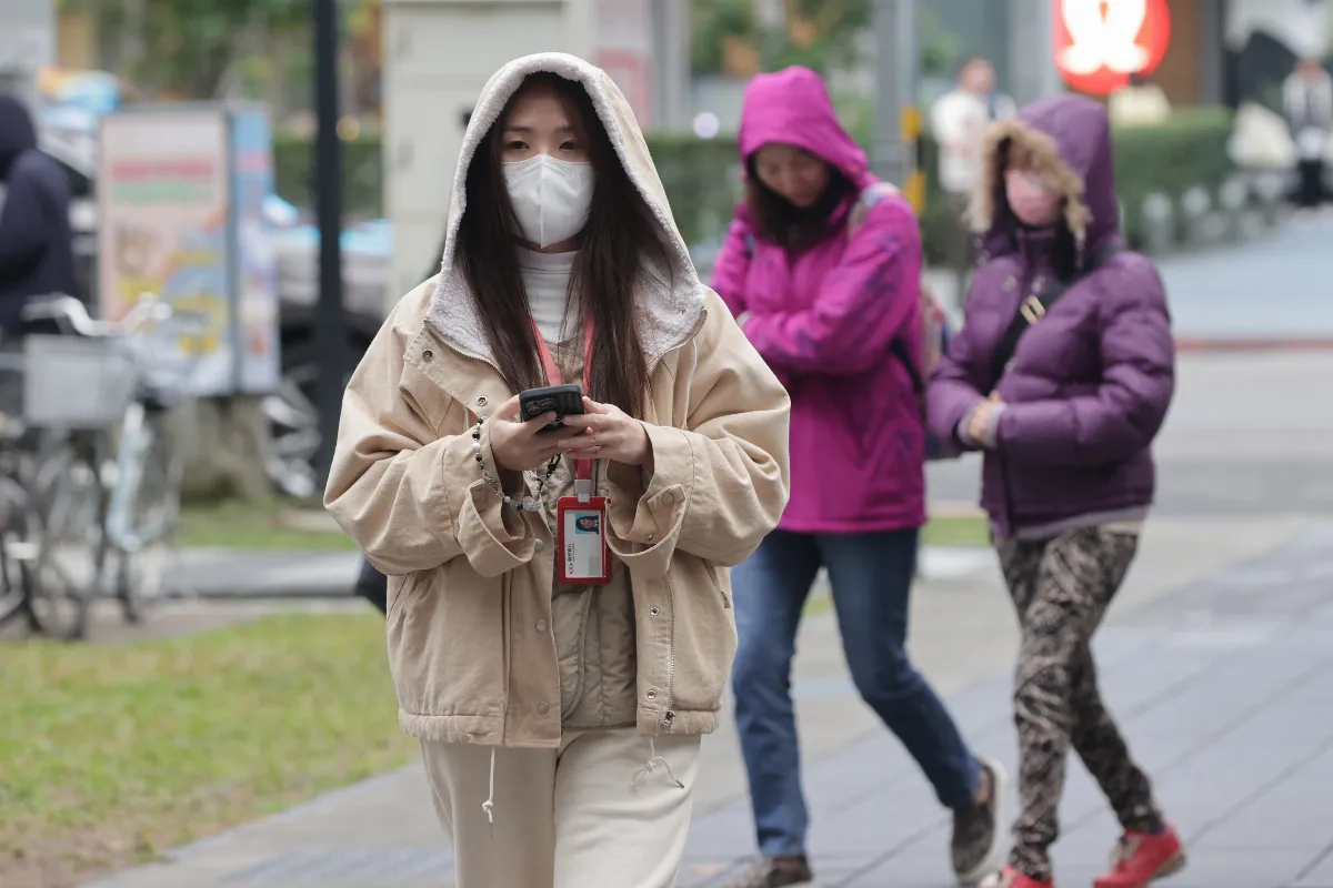  冷氣團南下 苗栗以北11日晨恐跌破10度
