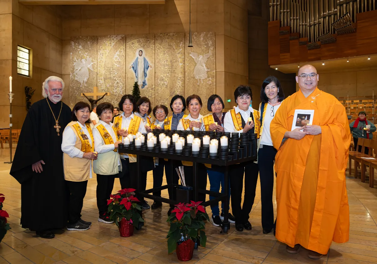 Hsi Lai Temple Joins Interfaith Prayer to Honor the Homeless Who Died on the Streets of Los Angeles