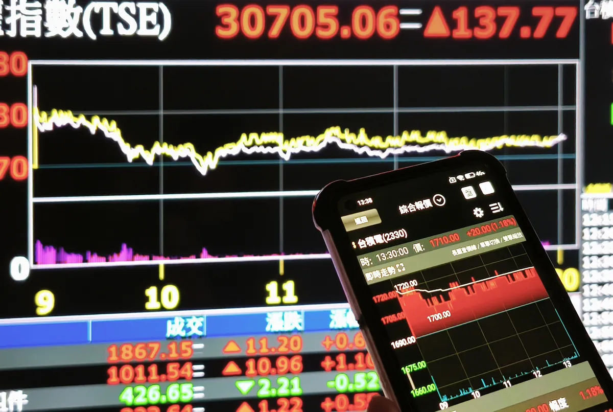 台美關稅談判可望調降 台股再創收盤新高30707點