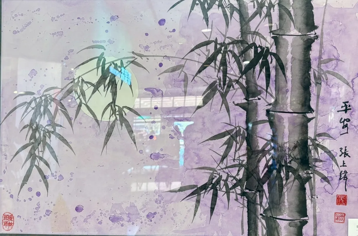 以竹寫心 張上緯用墨竹修持人生哲理