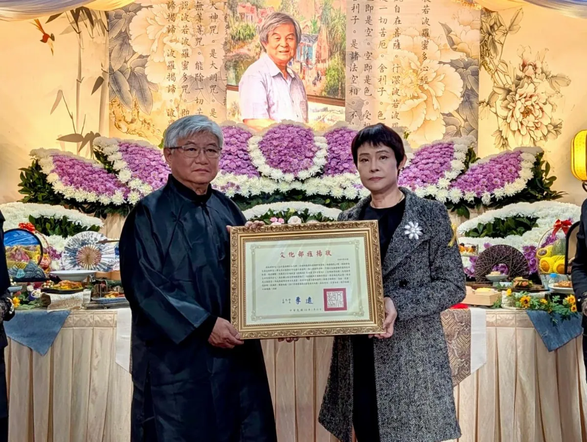藝術家林智信辭世 文化部頒贈旌揚狀