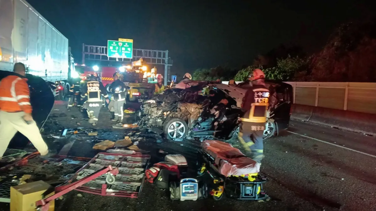 國道用路安全警示 12月4起追撞A1死亡事故