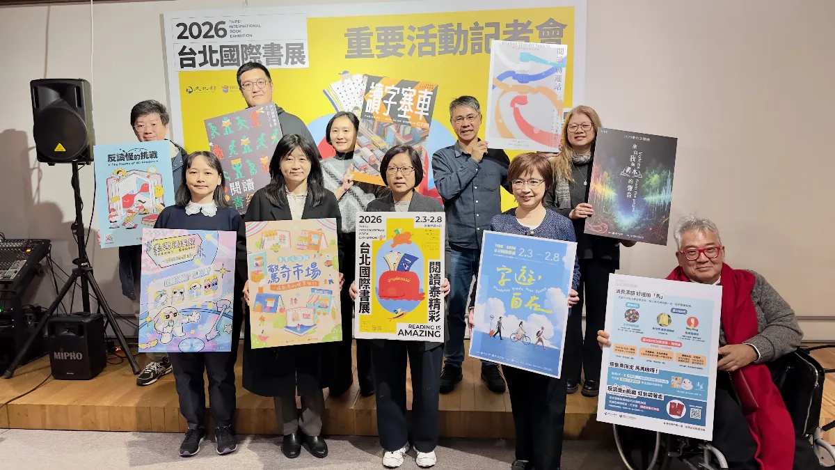 2026台北國際書展 黃春明、賴馬任閱讀大使 童書館變身菜市場
