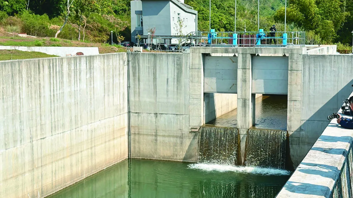 曾文、南化聯通管通水 穩定南部水源兼發電