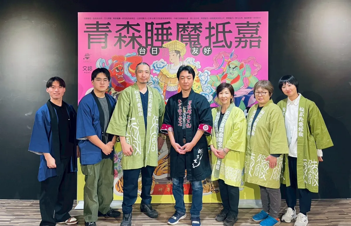 青森睡魔首度亞洲現地創作 為嘉義台灣燈會打造媽祖、虎爺花燈