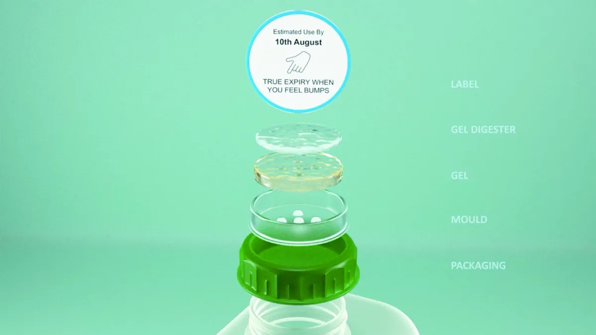 可以觸摸的標籤 惜食減碳不浪費