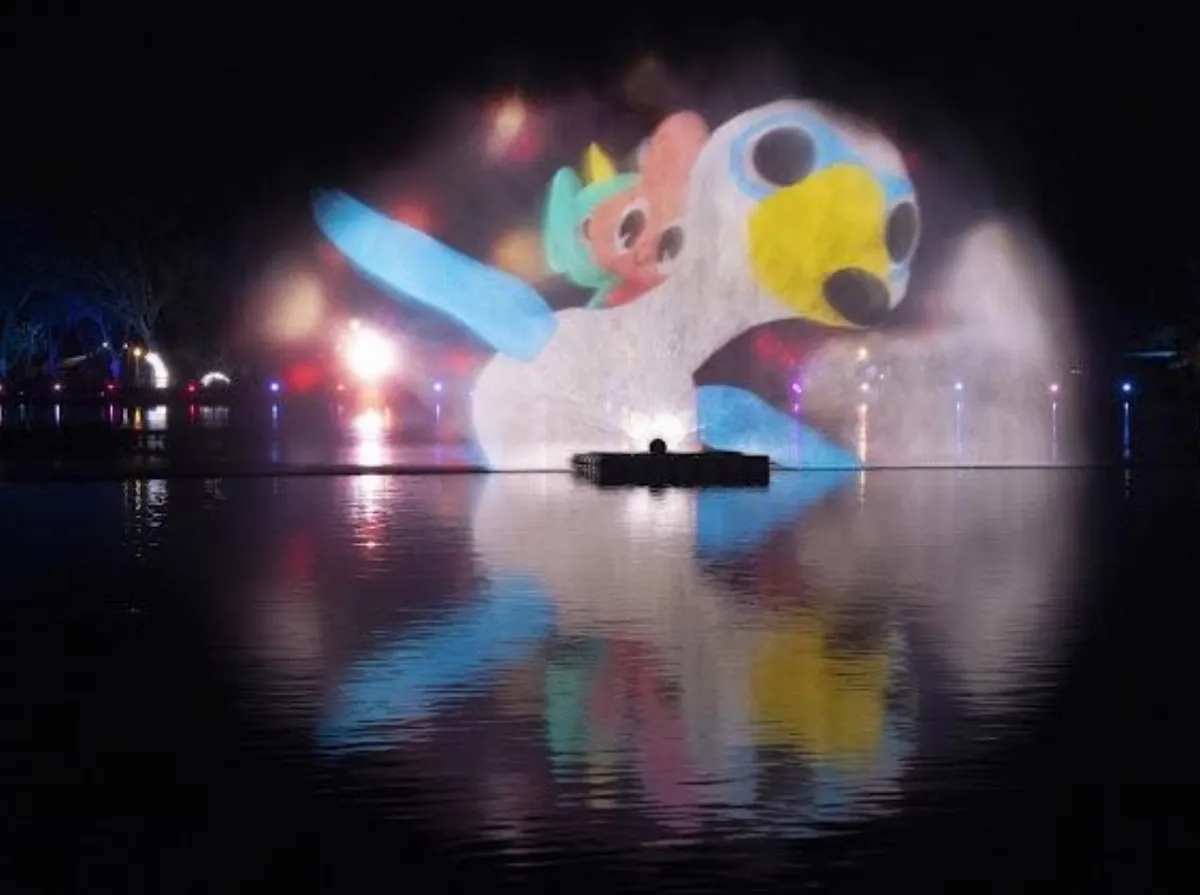 光影藝術點亮天鵝湖  2026波光節璀璨登場