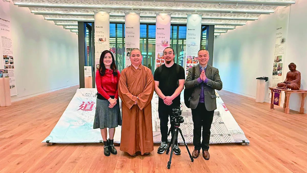 走進三寶寺 KTSF電視台記錄新春弘法