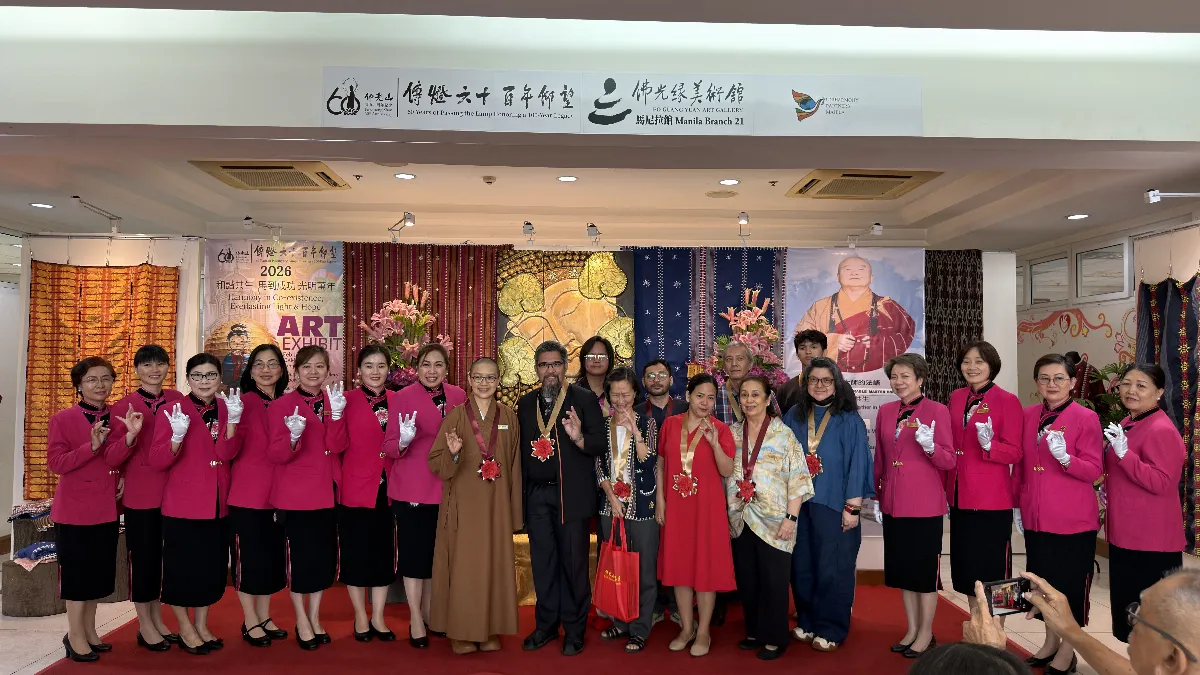 On the Occasion of Fo Guang Shan 60 Years of Passing the Lamp Honoring a 100-Year Legacy, Fo Guang Yuan Art Gallery Manila Branch Held Its Grand Opening