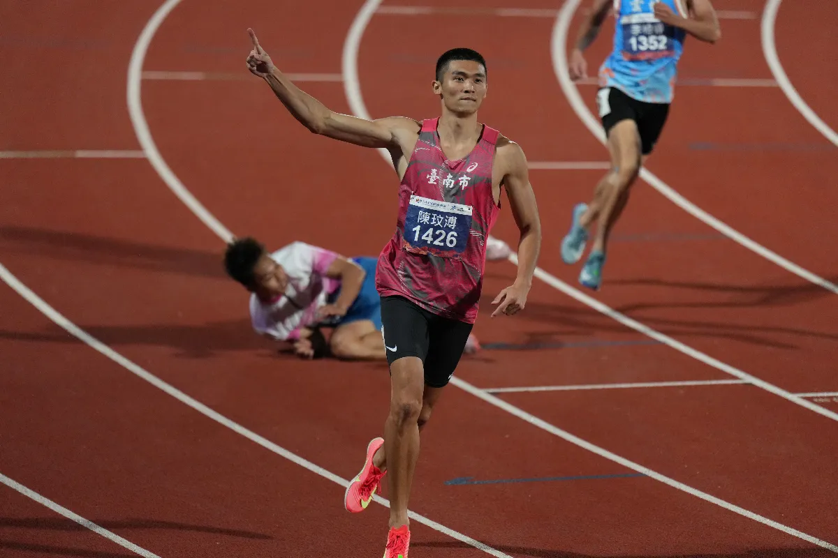 田徑／室內亞錦賽 陳玟溥60M二刷全國摘銀