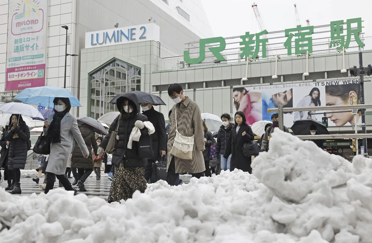 日本東京23區恐降雪 氣象廳揭預報難度高主因