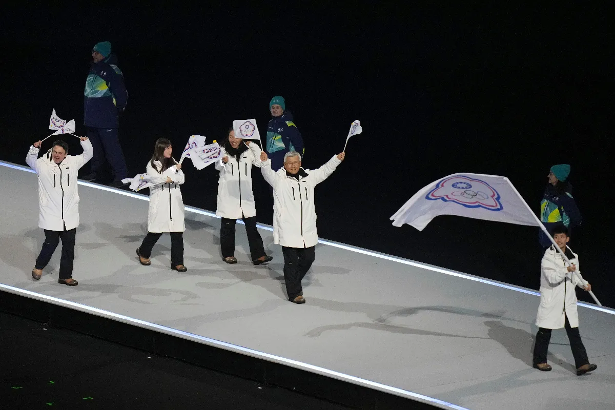 冬奧／開幕式異地連線登場 中華代表團零距離參與