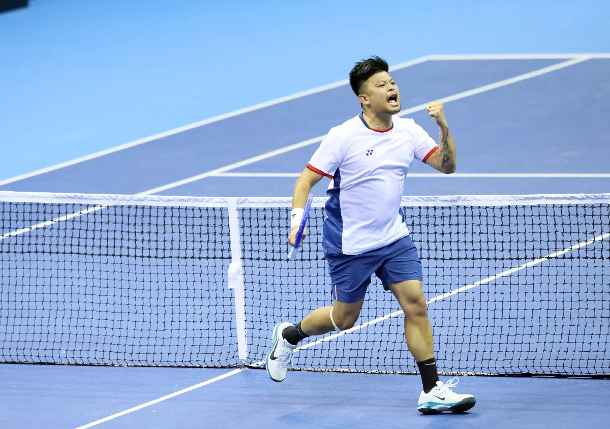 網球／痛風加扭到 謝政鵬男雙賣命拚出聽牌