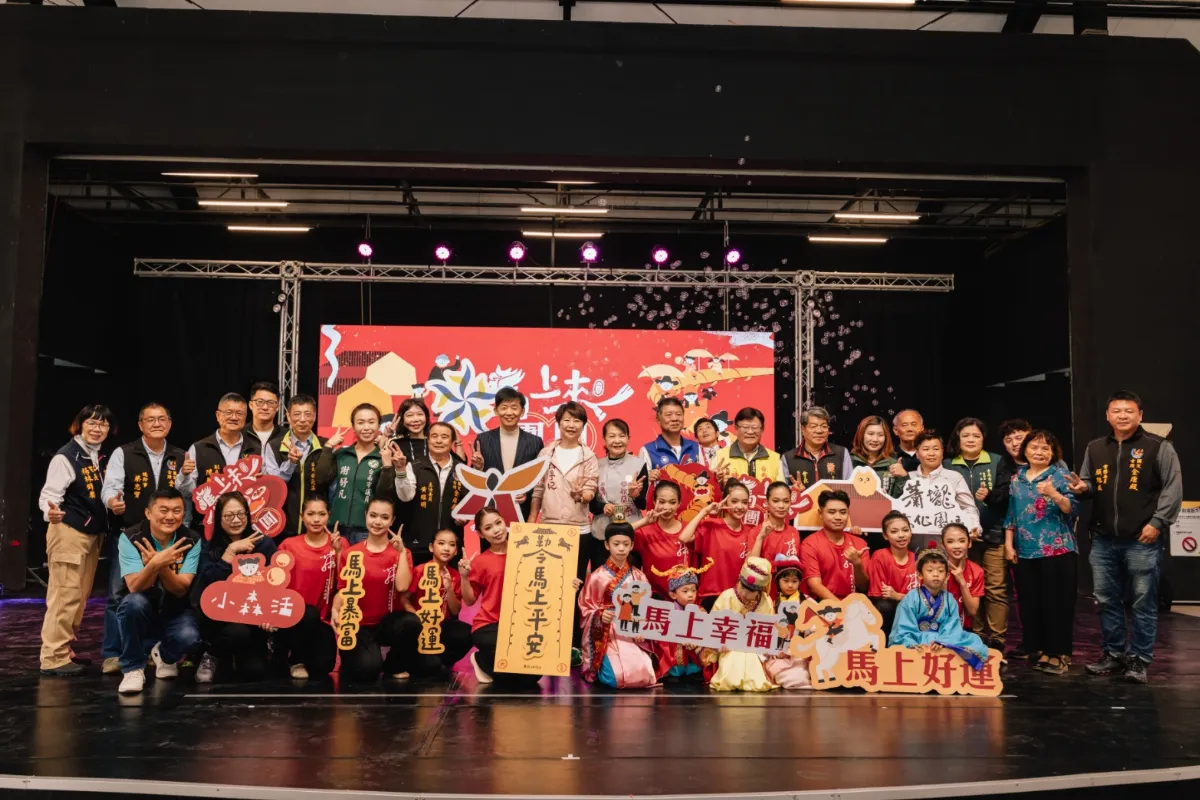 蕭壠文化園區迎春展巧思  結合香科文化發揚在地信仰