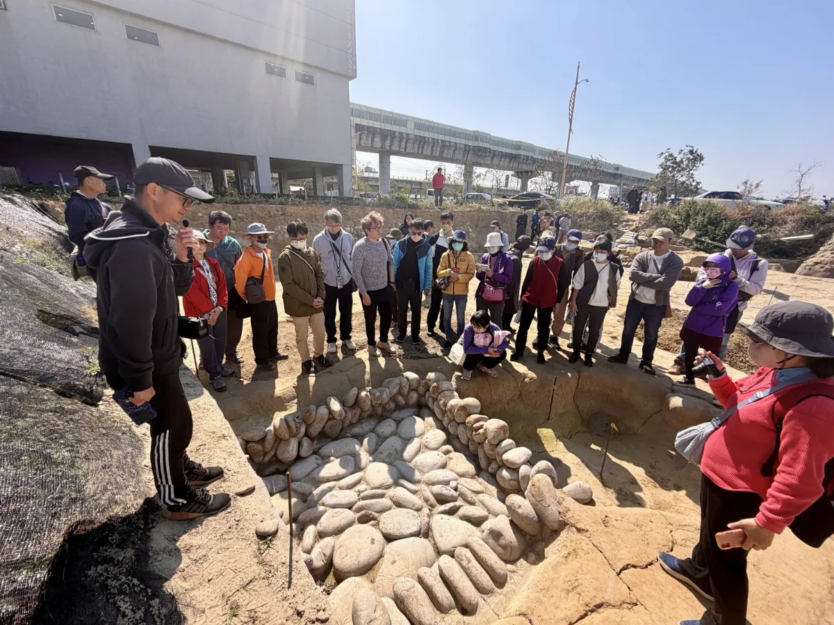 番婆庄考古遺址導覽 帶民眾走入地底文化資產