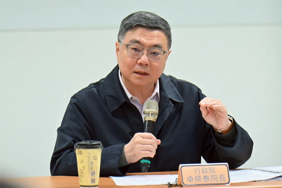 卓揆歲末盼國人信任談判團隊 力拚人均GDP破4萬美元