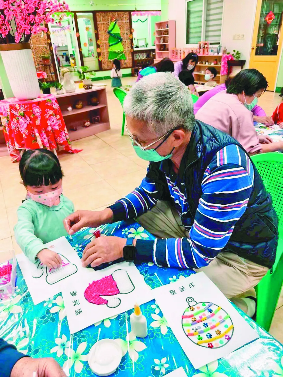 世代共好 幼兒園開幼老共學課