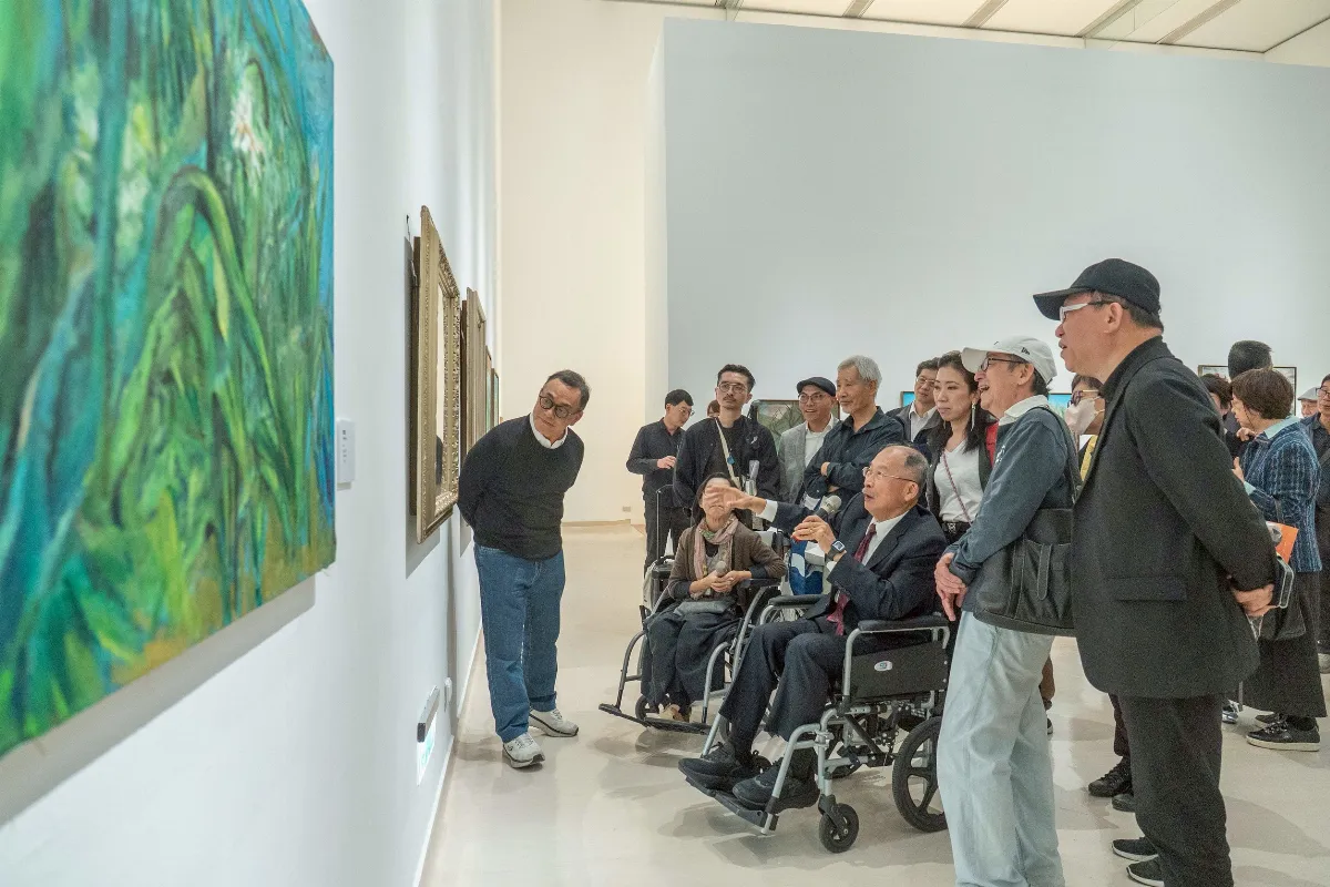 四冠王 黃才郎以畫筆譜寫彩虹之後的心靈凝視