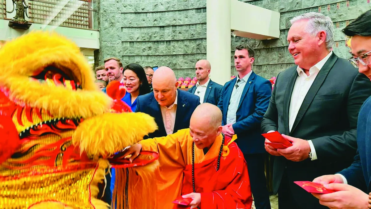 紐西蘭佛光山迎新春 總理盧克森同樂