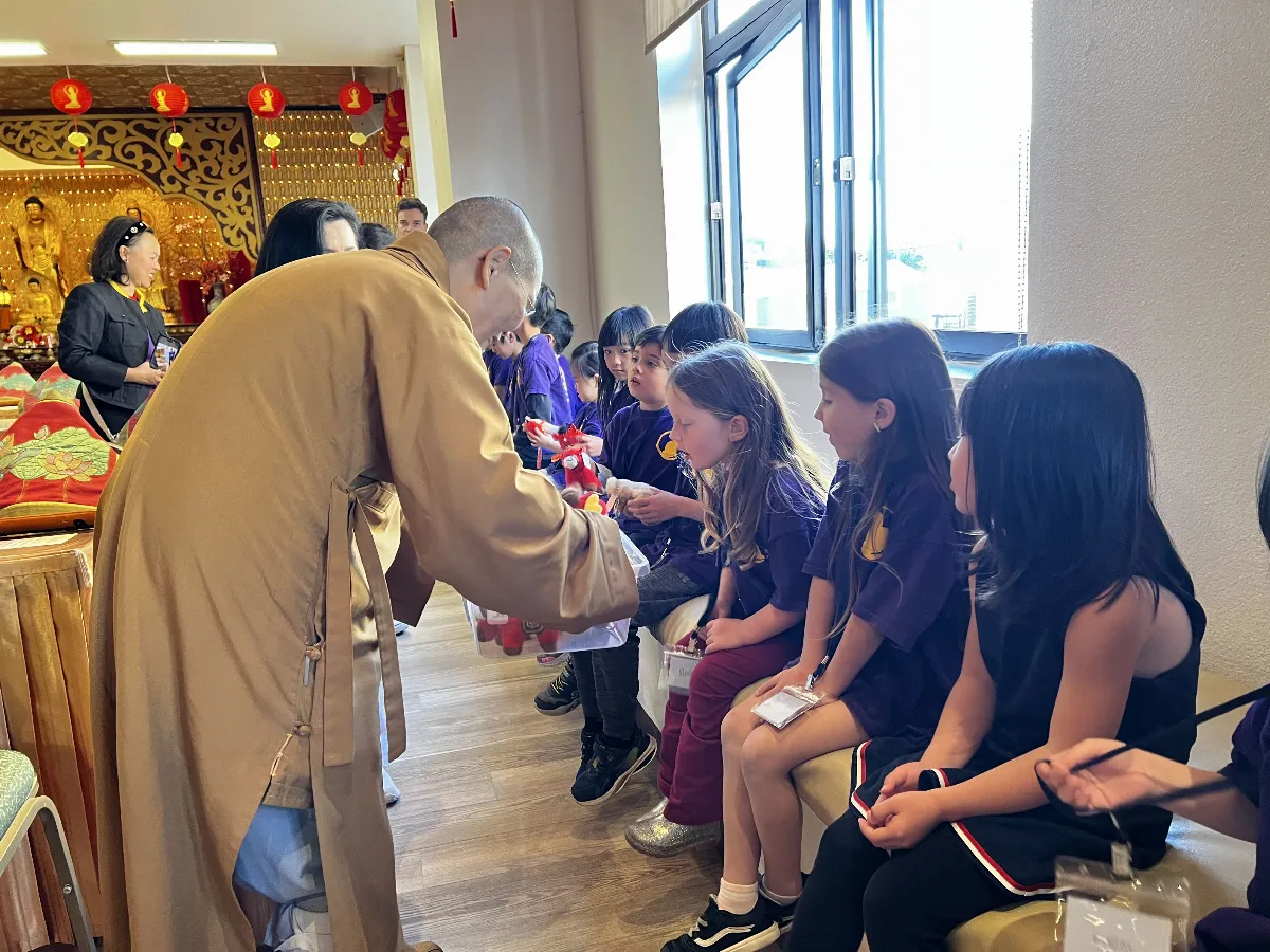 Valentine’s Day Inspires Gratitude and the Practice of the Three Acts of Goodness at Hsi Fang Temple