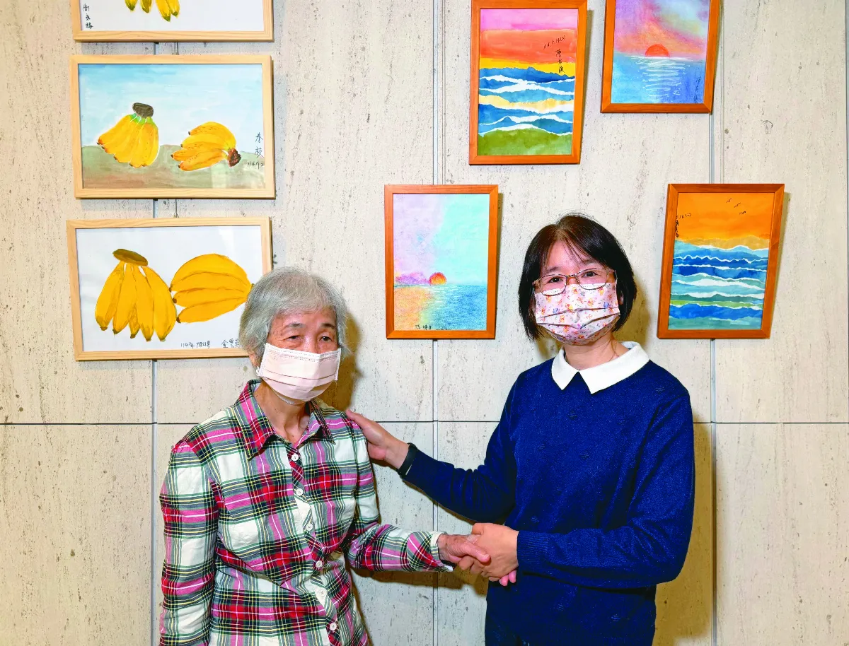 藝術點亮人生 失智長者畫出自信