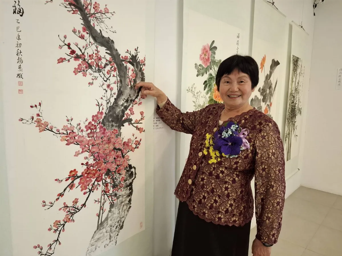 走過喪親低谷 八旬阿嬤用藝術綻放生命的光芒