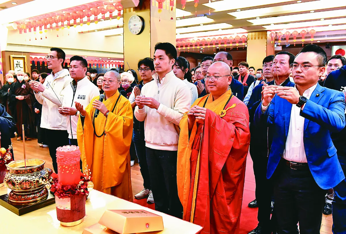 台北道場行春 蔣萬安為市民祈福