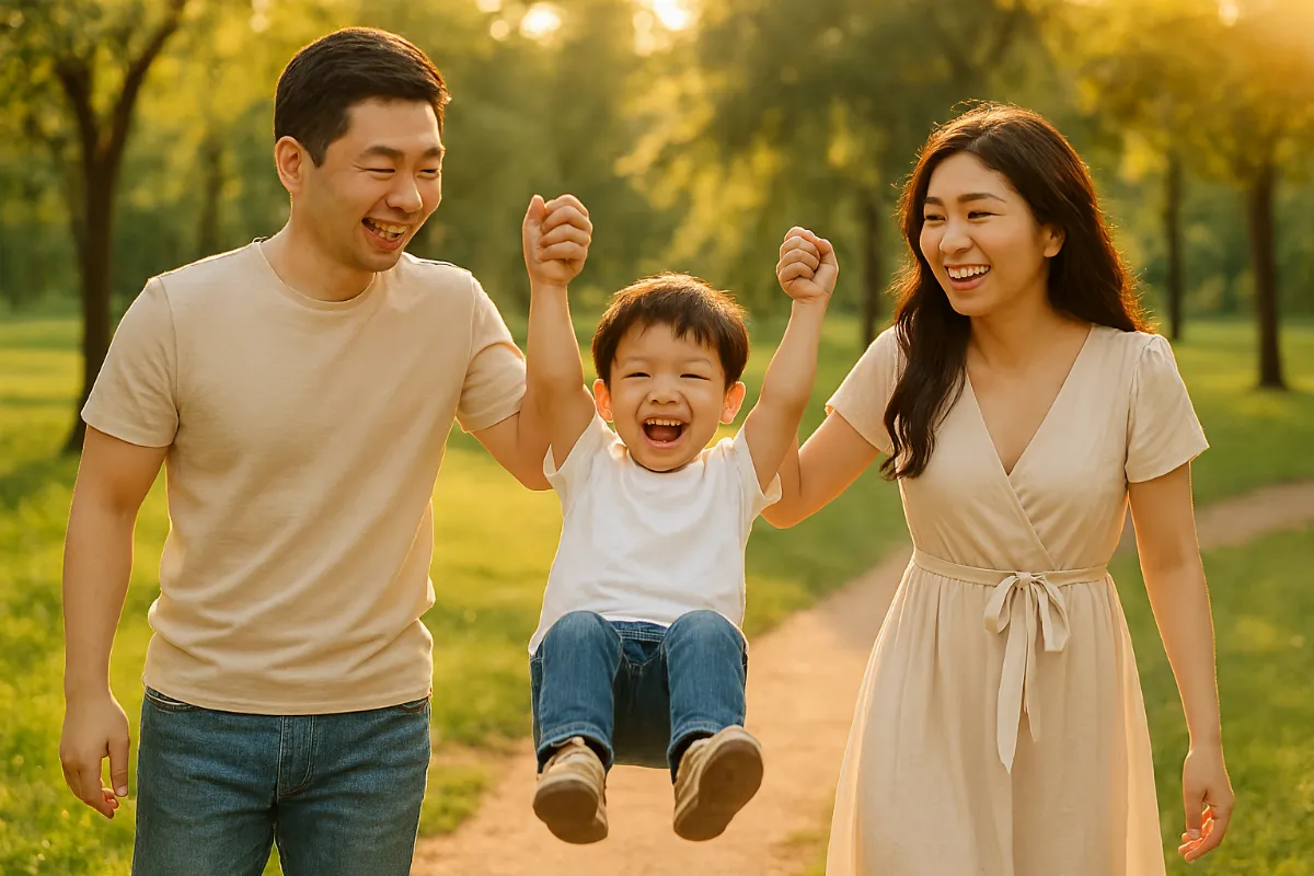 別拉幼兒手玩盪鞦韆 小心牽拉肘脫臼
