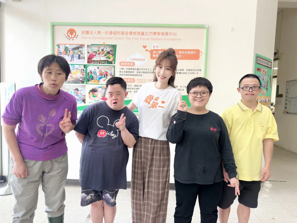 守護憨兒讓愛流傳 曾莞婷籲挺雙老家庭
