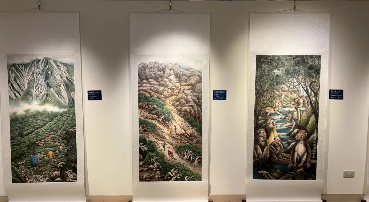 現代國畫的新風格 用水墨展現「玉山之美」