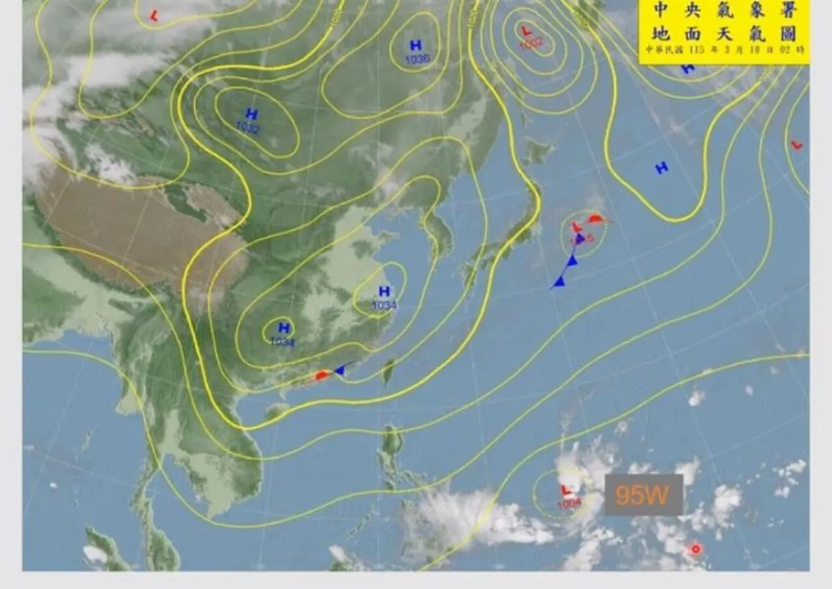 溼冷又有颱風？第三號颱風鸚鵡最快10日晚間生成