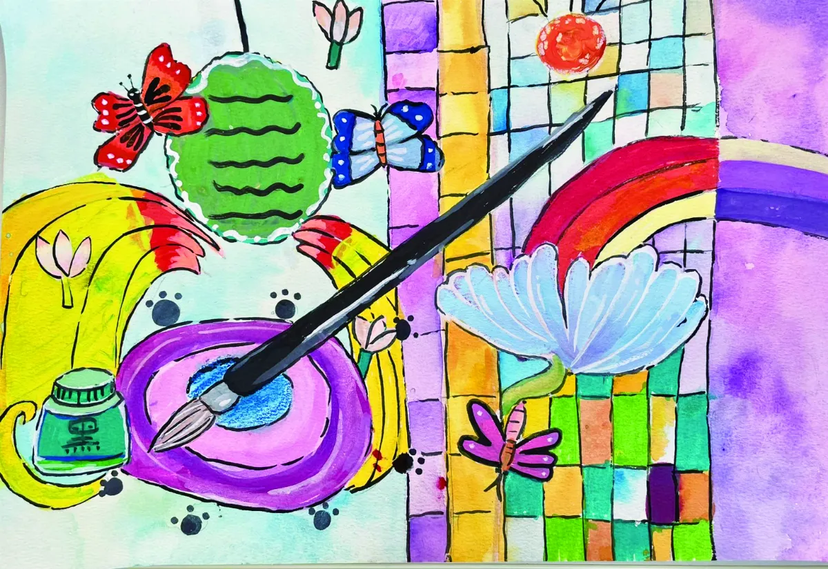 【快樂塗鴉簿】彩墨遊戲