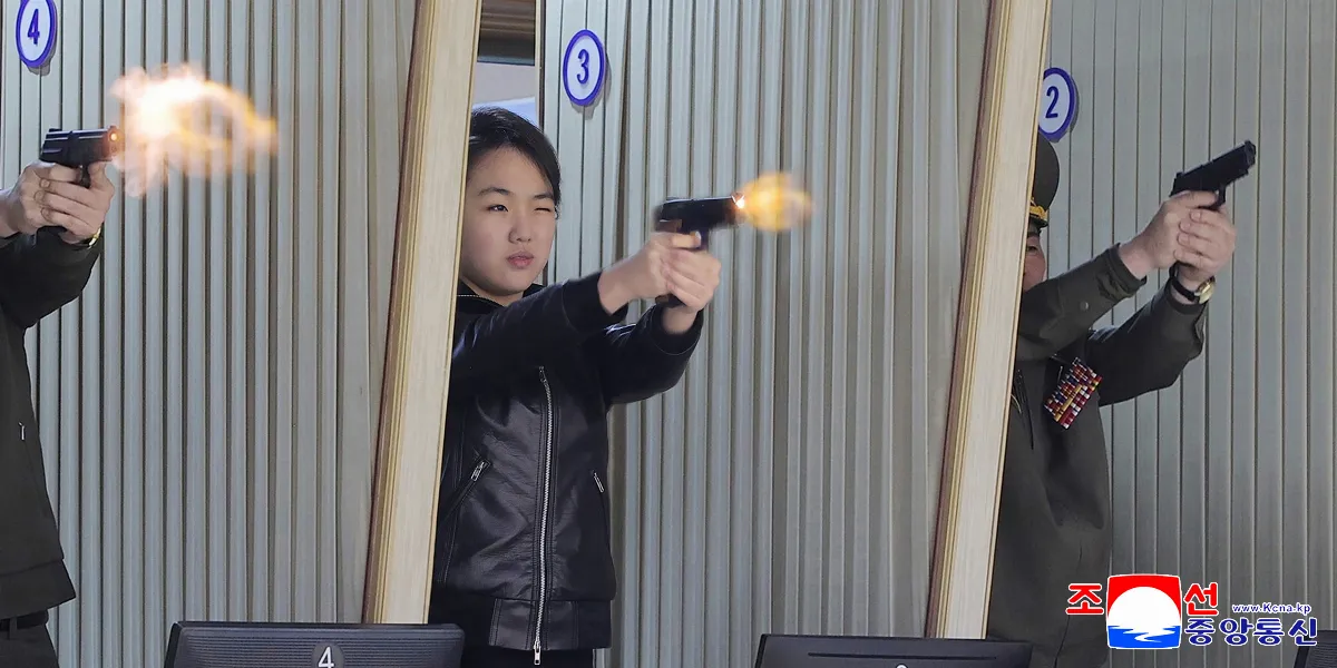 北韓公布金主愛射擊手槍照片 接班人傳言再起