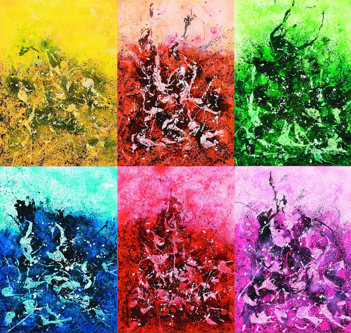 【萬馬奔騰──方孝當藝術創作新春特展】奔湧的能量