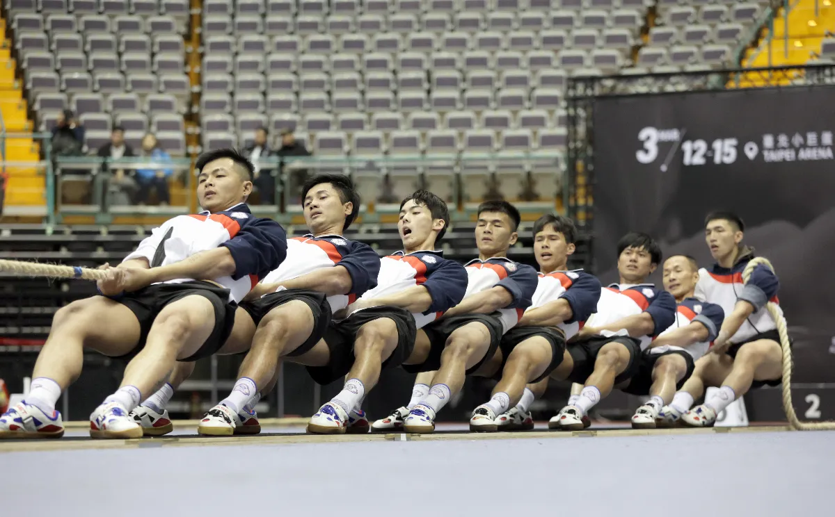 拔河／室內世錦賽 中華隊男子600公斤全勝封王
