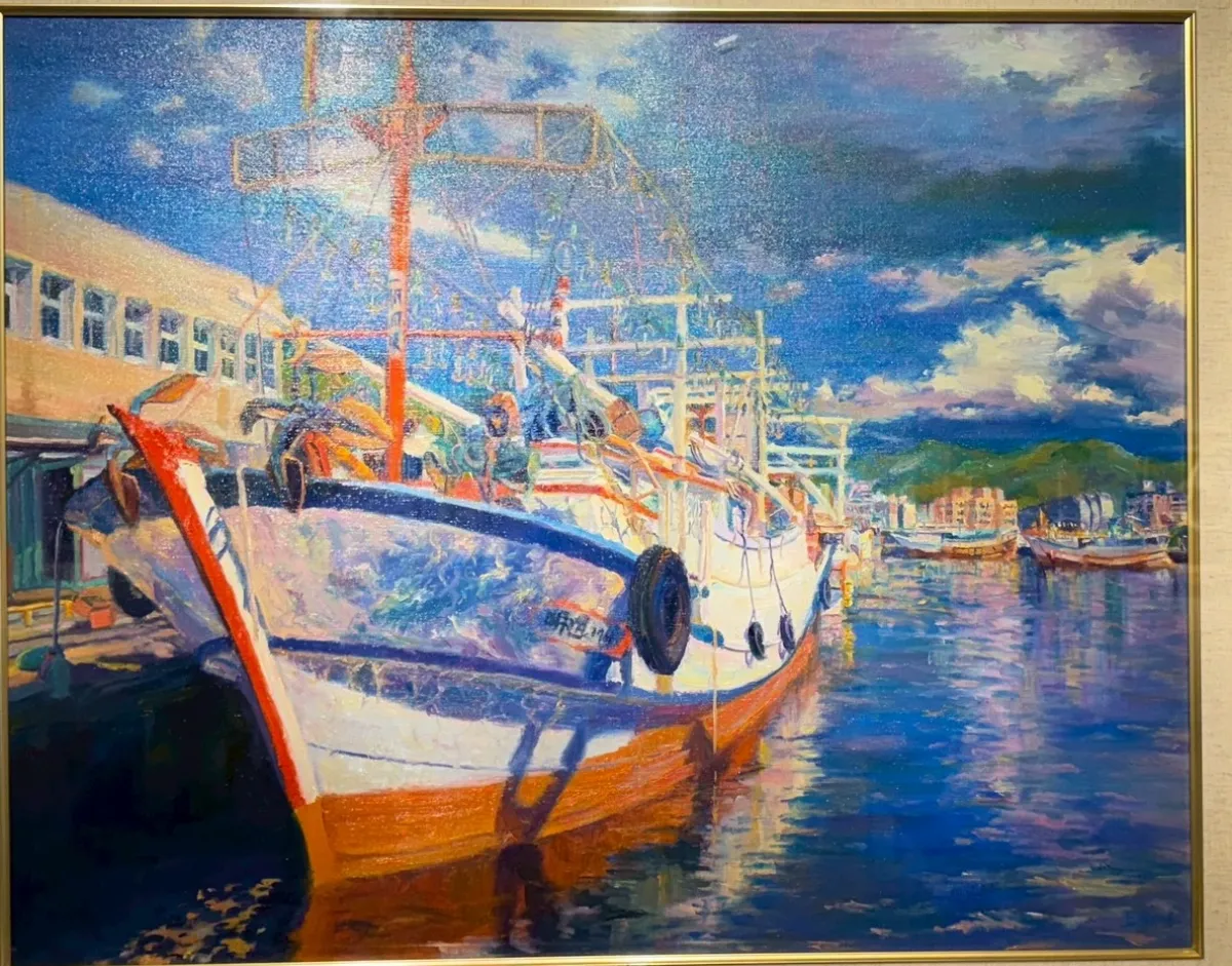 漁港意象入畫 啟程與歸航交織人生風景