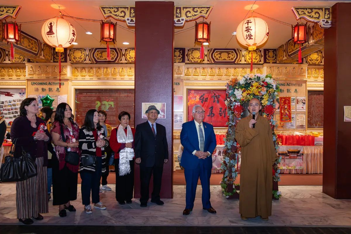 BLIA Los Angeles Chapters Host Lunar New Year Lantern Festival at Hsi Lai Temple, Promoting Harmony and Shared Prosperity