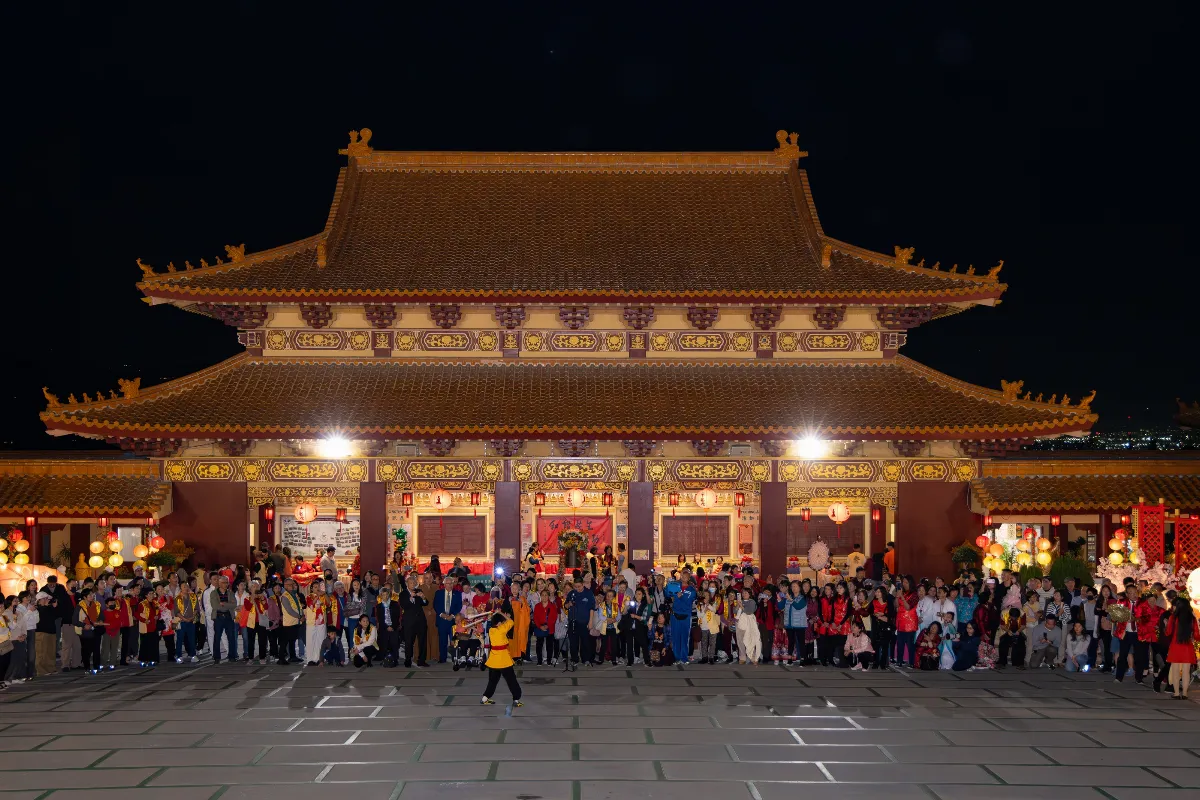 BLIA Los Angeles Chapters Host Lunar New Year Lantern Festival at Hsi Lai Temple, Promoting Harmony and Shared Prosperity
