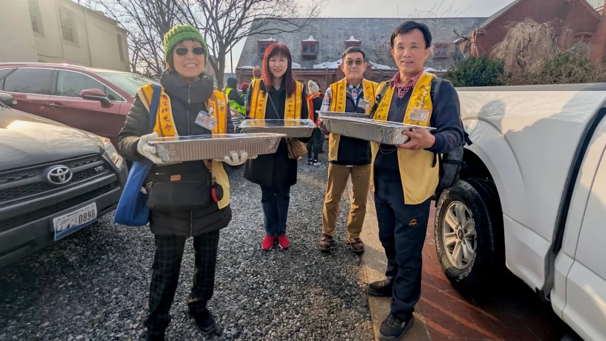 108-Day Peace Walk Concludes, Washington, D.C BLIA Members Provide Meals with Love