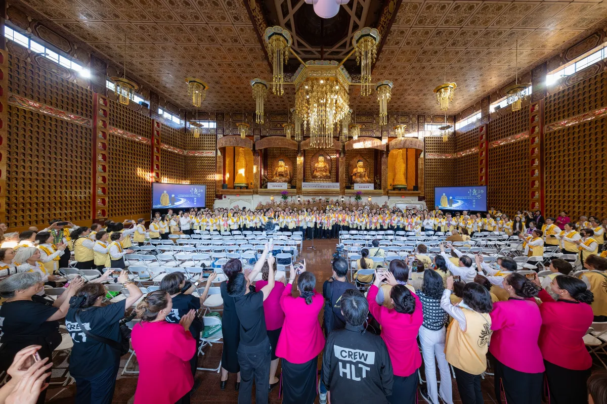 Hsi Lai Temple Enshrines Relic of Venerable Master Hsing Yun, Continuing the Dharma Lineage Across Five Continents