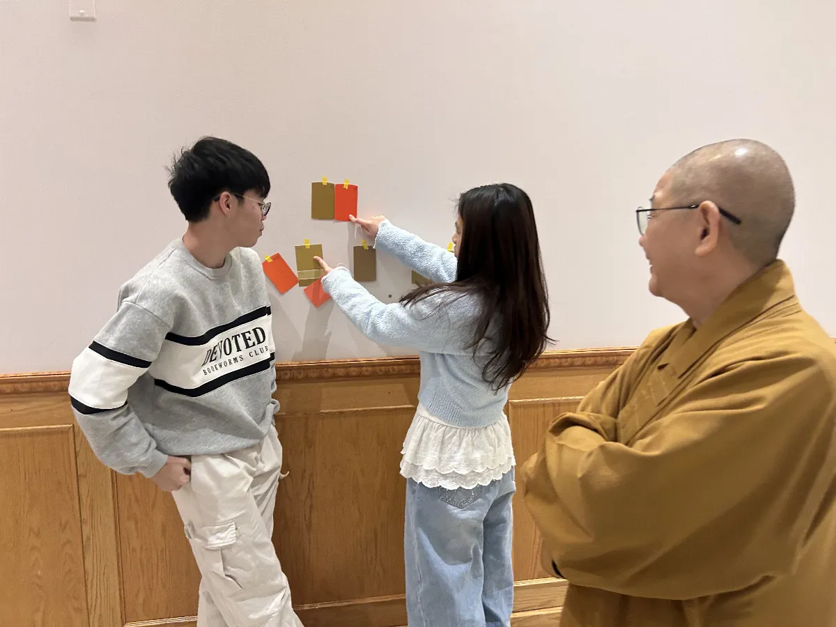 Fo Guang University Interns Turn Temple Wall into Lunar New Year Highlight at Fo Guang Shan Toronto