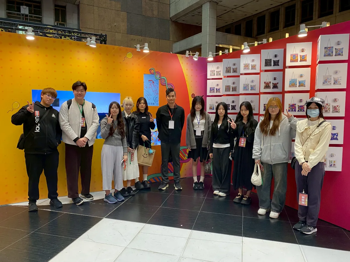 元智資傳系與唐寶寶共創藝術作品 即起北車大廳亮相