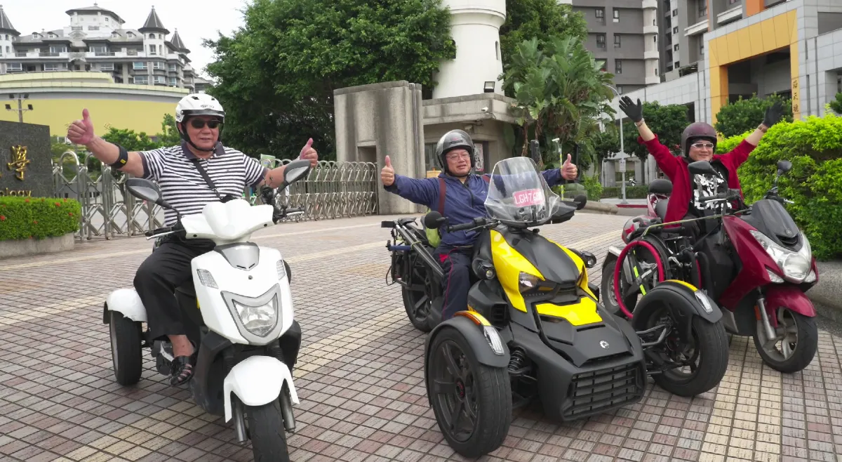70歲也要追風！ 身障重機騎士李坊良熱血圓夢上路