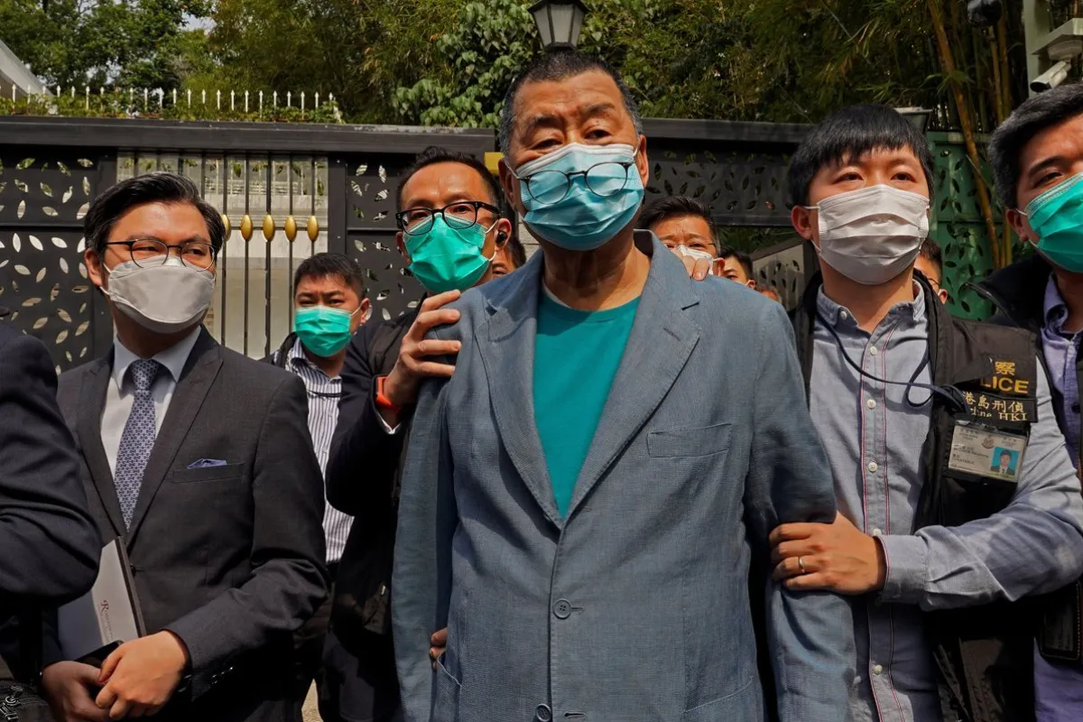 港媒：港府考慮引用國安法新規 充公黎智英財產