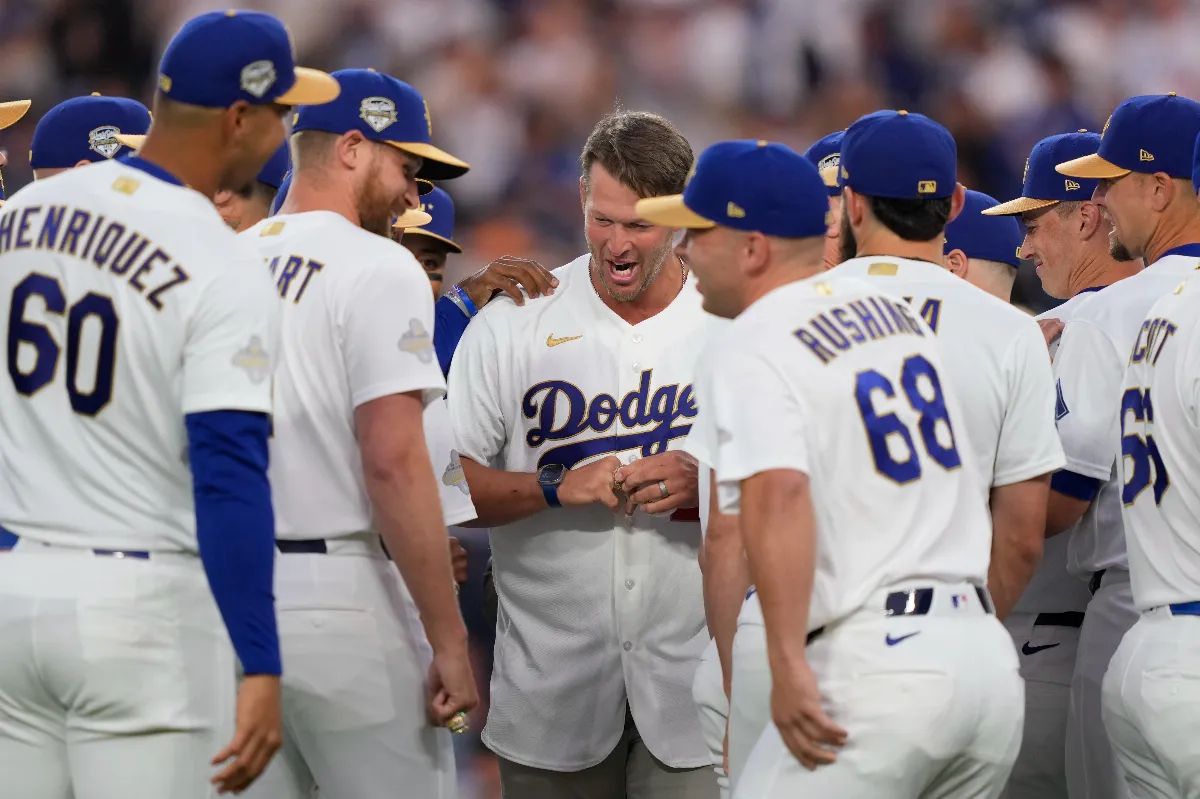 MLB／道奇頒冠軍戒 克蕭也現身