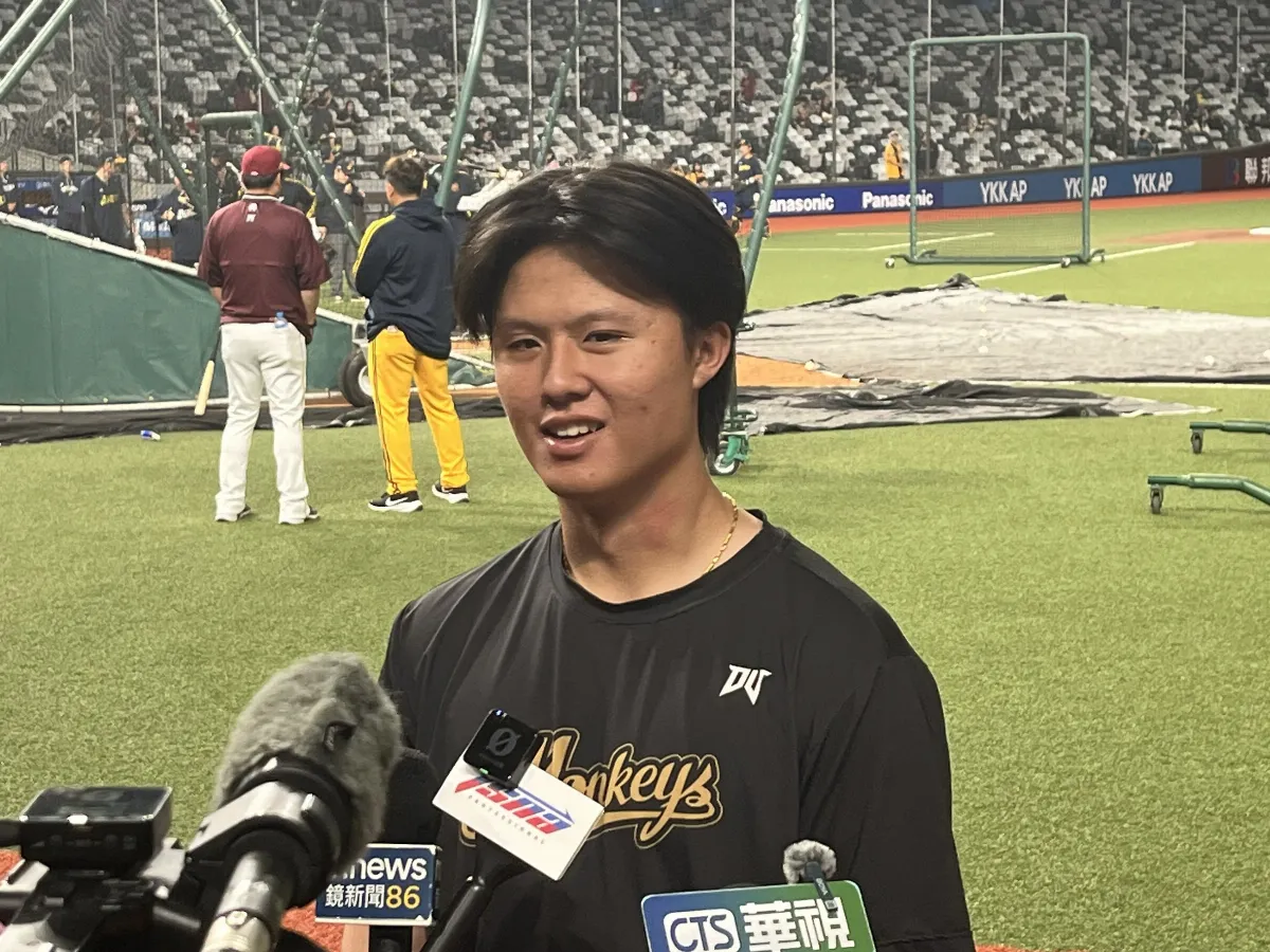 中職／開季名單最年少 王奕翔稱從小看王威晨打球