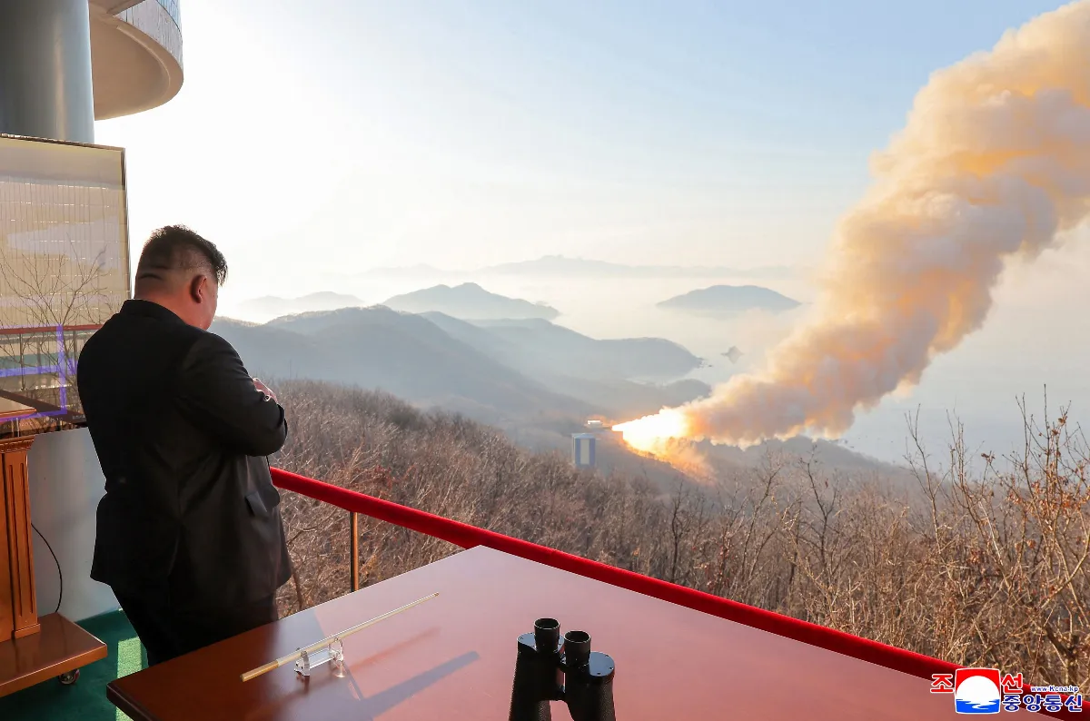 具打擊美國本土能力飛彈發動機 金正恩視導點火測試