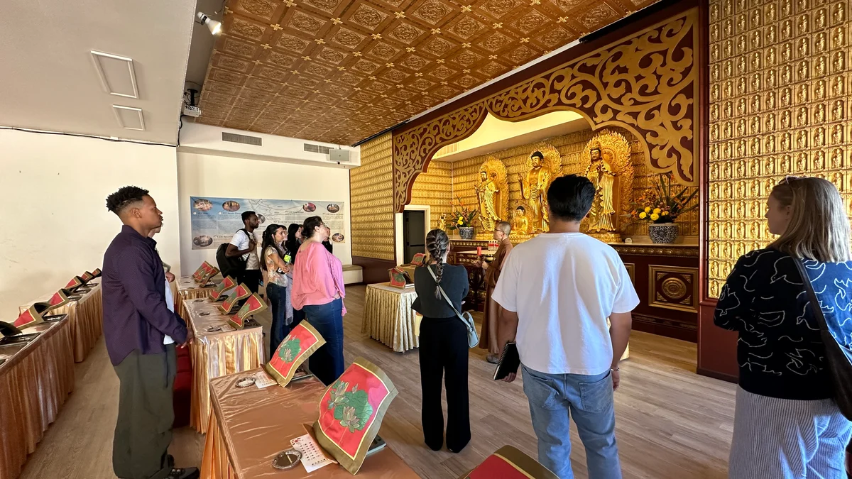 USD Students Visit Hsi Fang Temple to Explore Buddhism and Peacebuilding