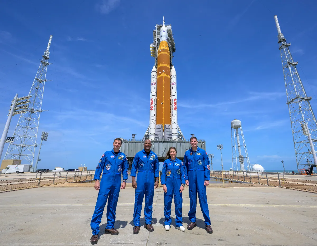 NASA載人繞月任務4月1日升空 預計繞行月球1周
